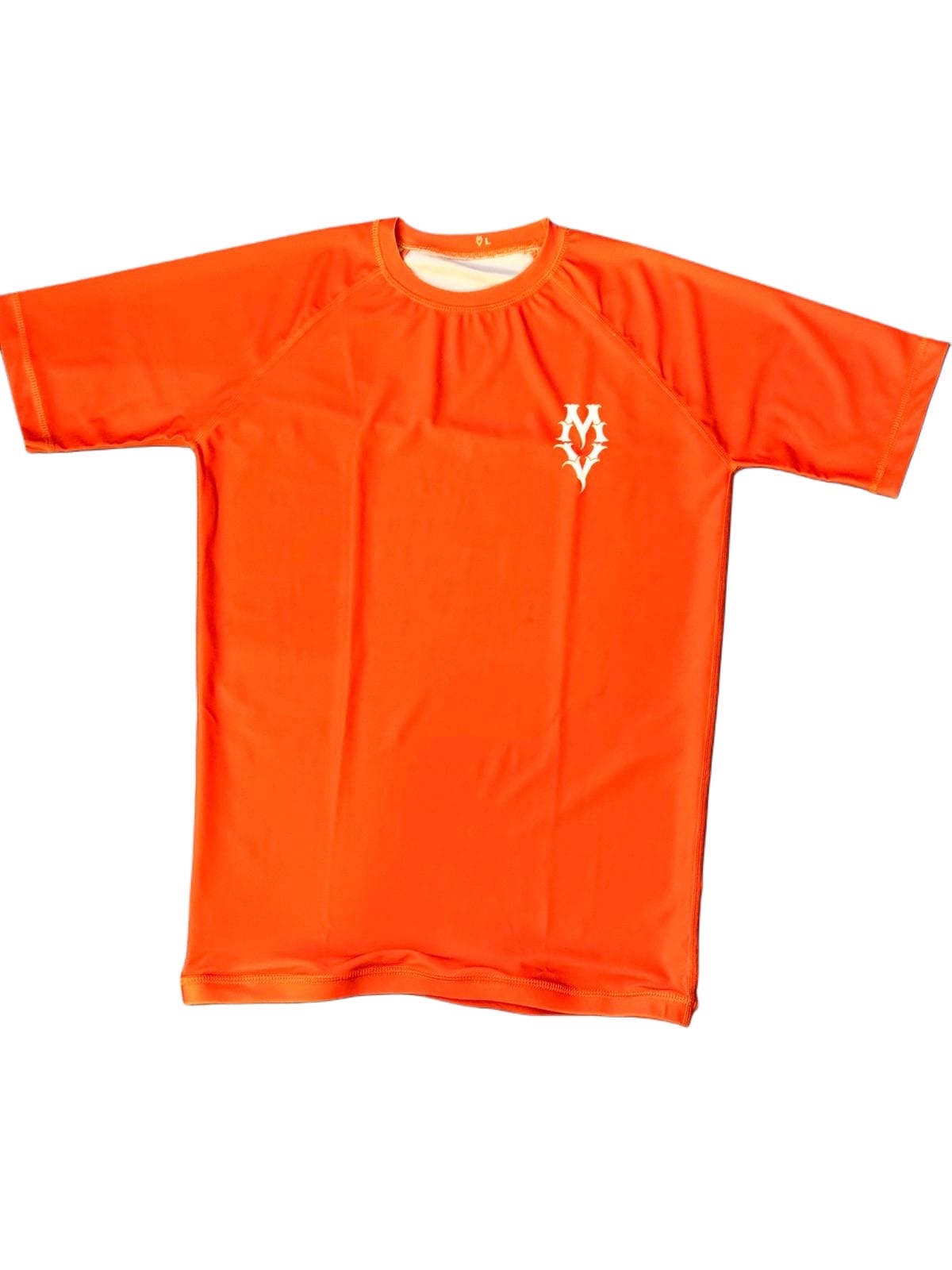 LMV Ranked Rash Guards: Orange - IBJJF Legal
