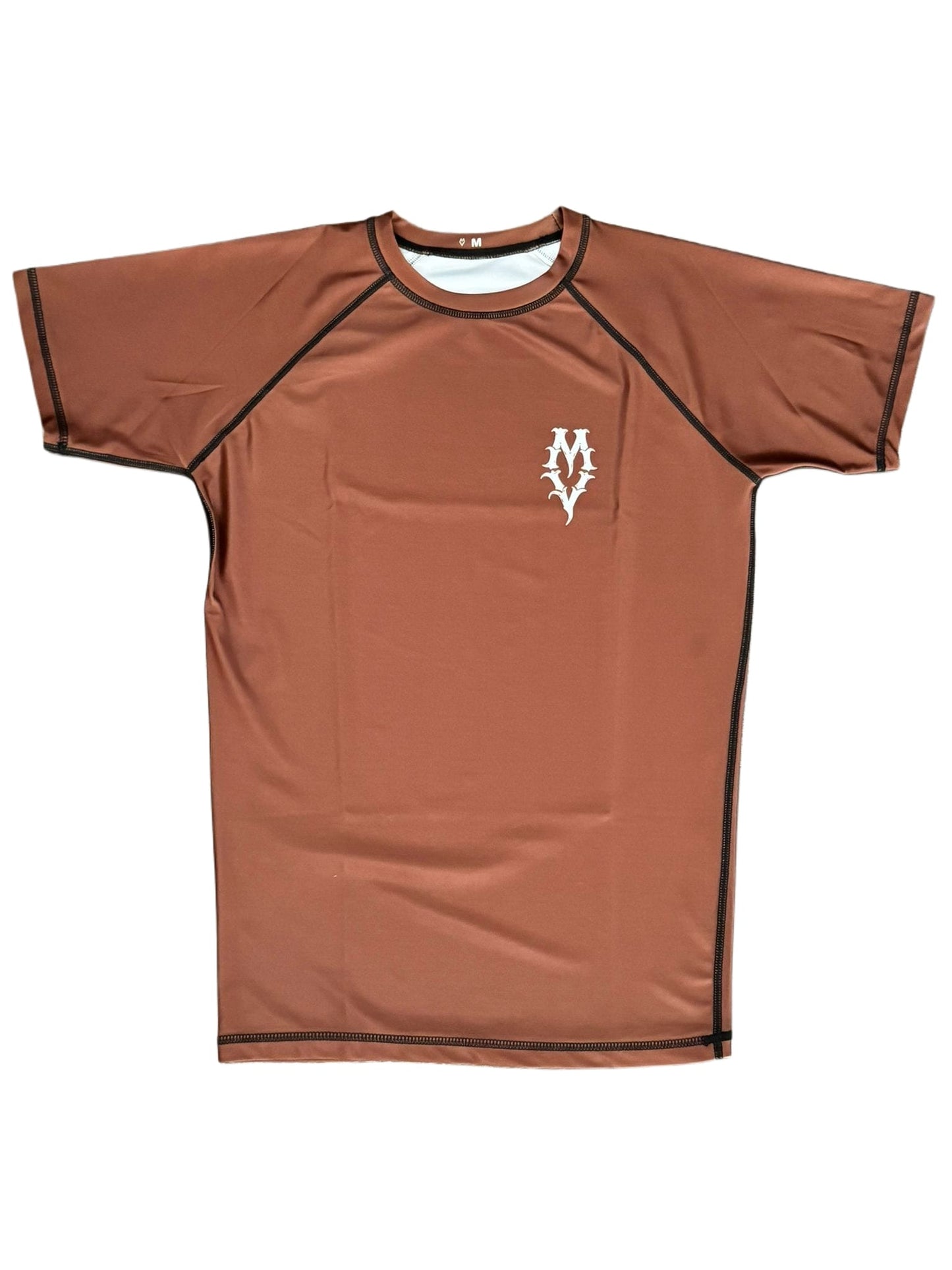 LMV Ranked Rash Guards: Brown- IBJJF Legal