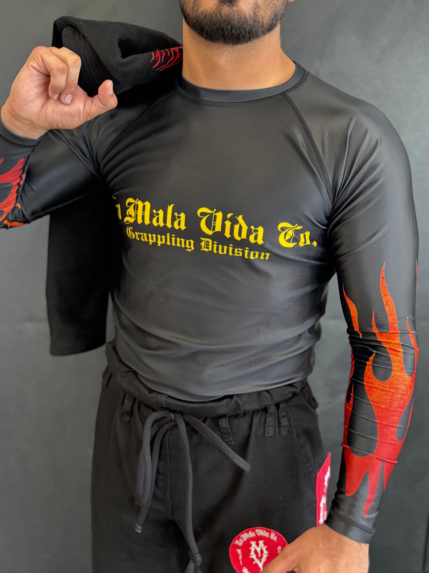 Grappling Division Fuego Long Sleeve Rashguard