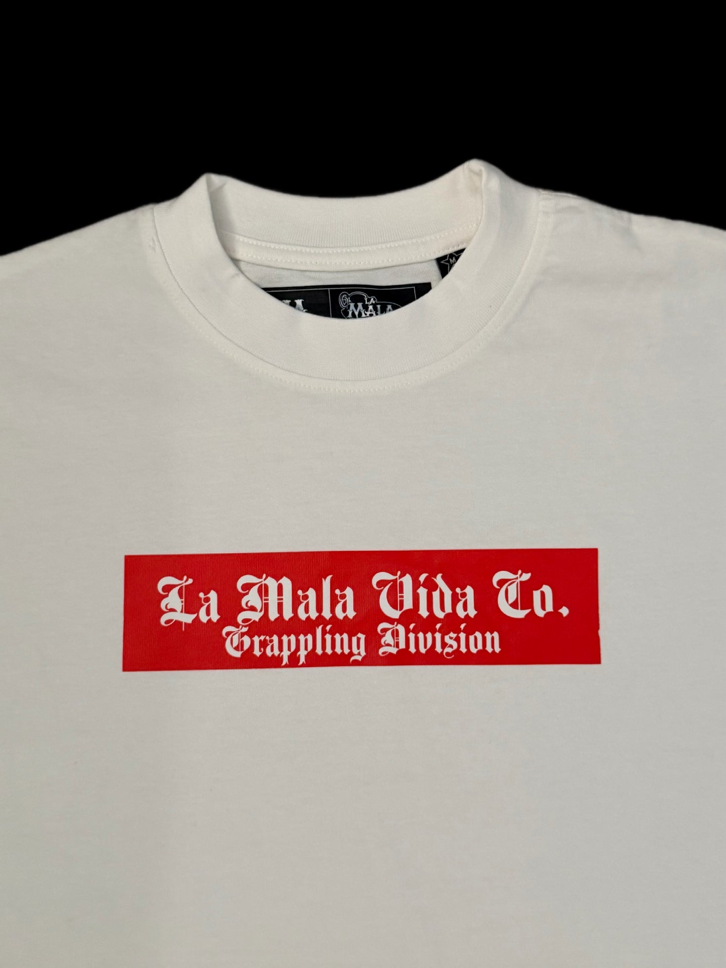 Grappling Division White Tee