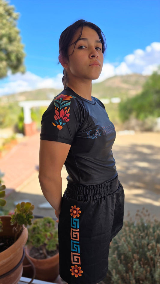 Our Roots - Nuestras Raíces: Short Sleeve Rashguard