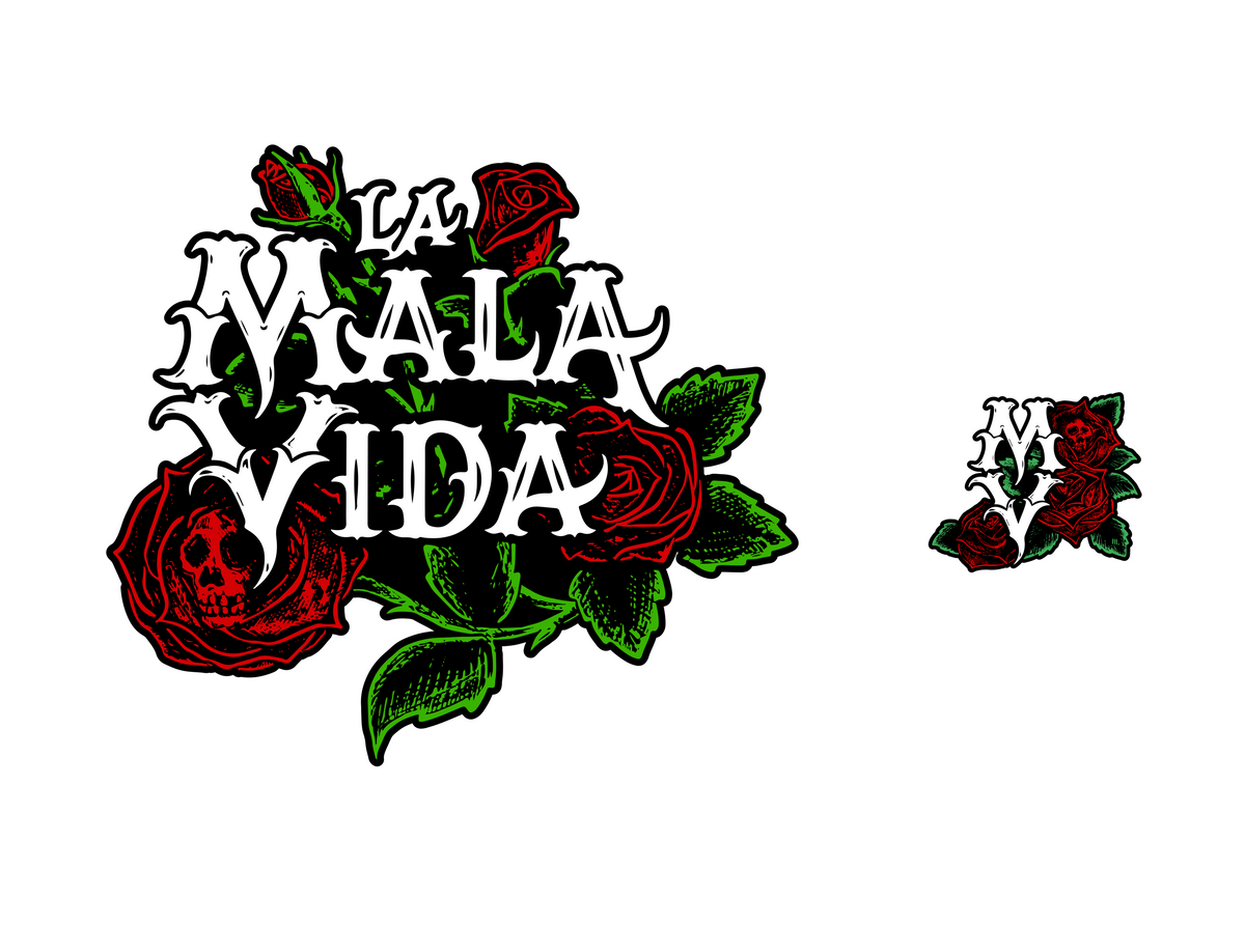 Violent Roses White Tee - Heavy Weight