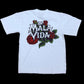 Violent Roses White Tee - Heavy Weight