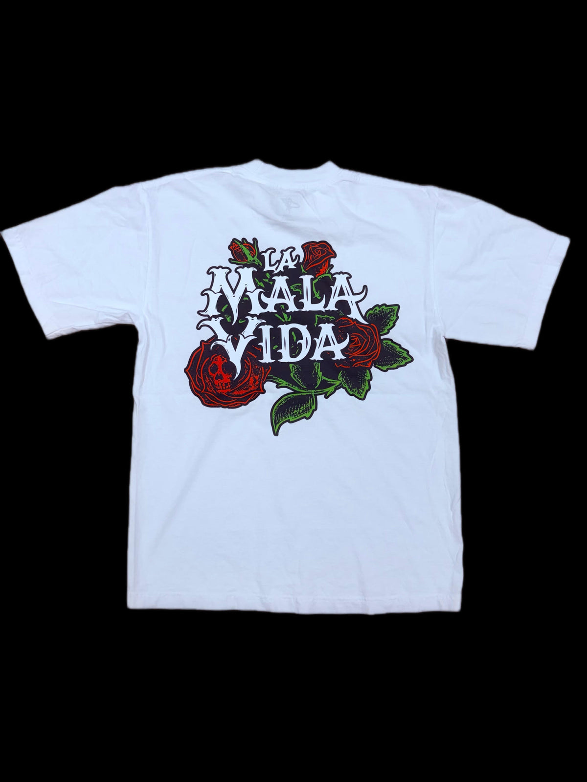 Violent Roses White Tee - Heavy Weight