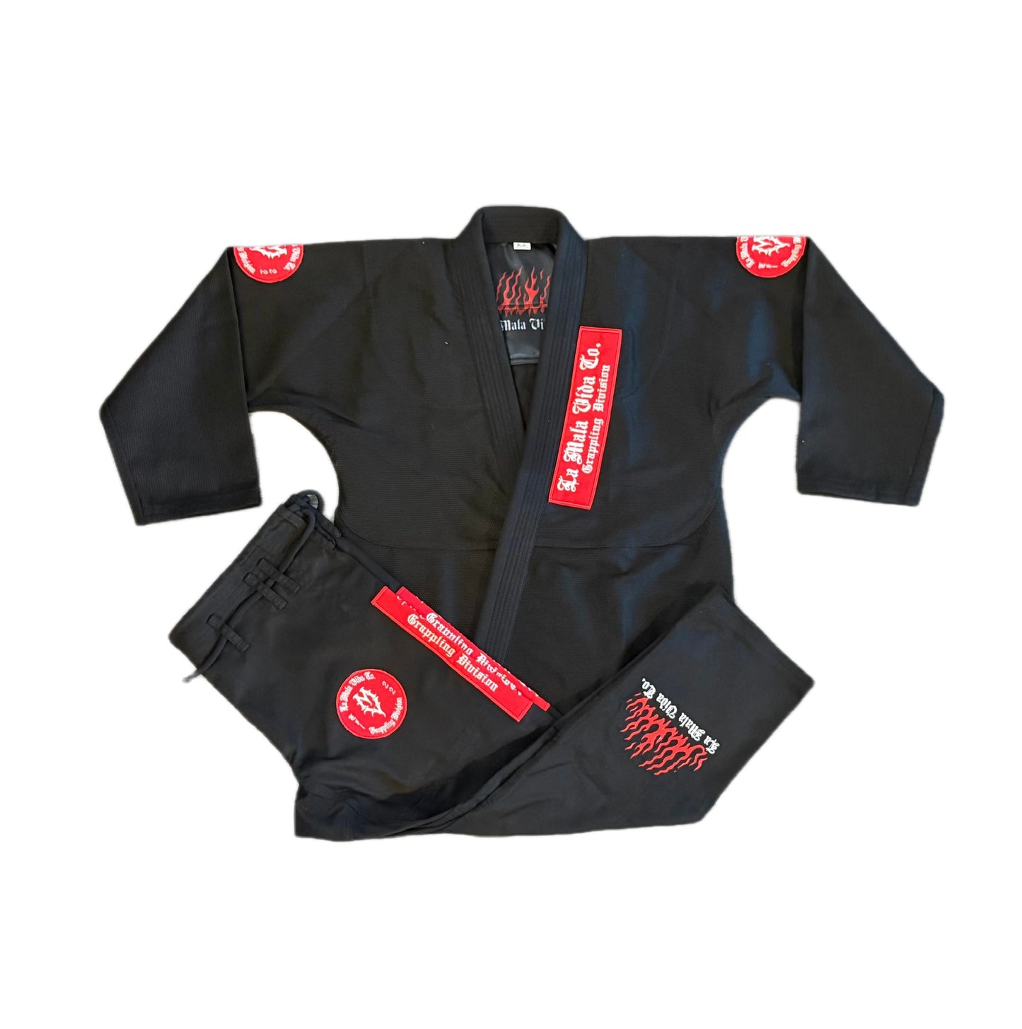 Grappling Division Gi RED & BLACK