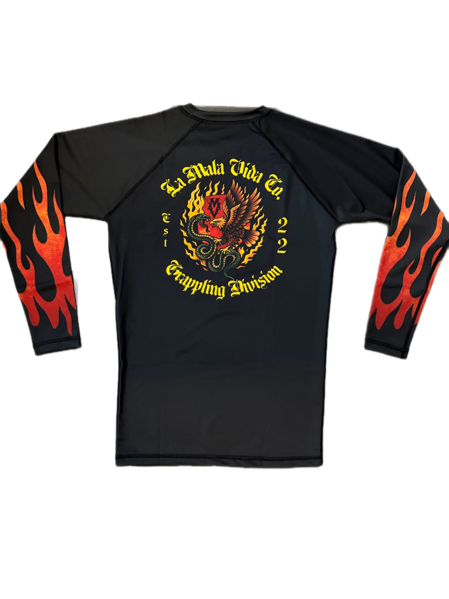 Grappling Division Fuego Long Sleeve Rashguard