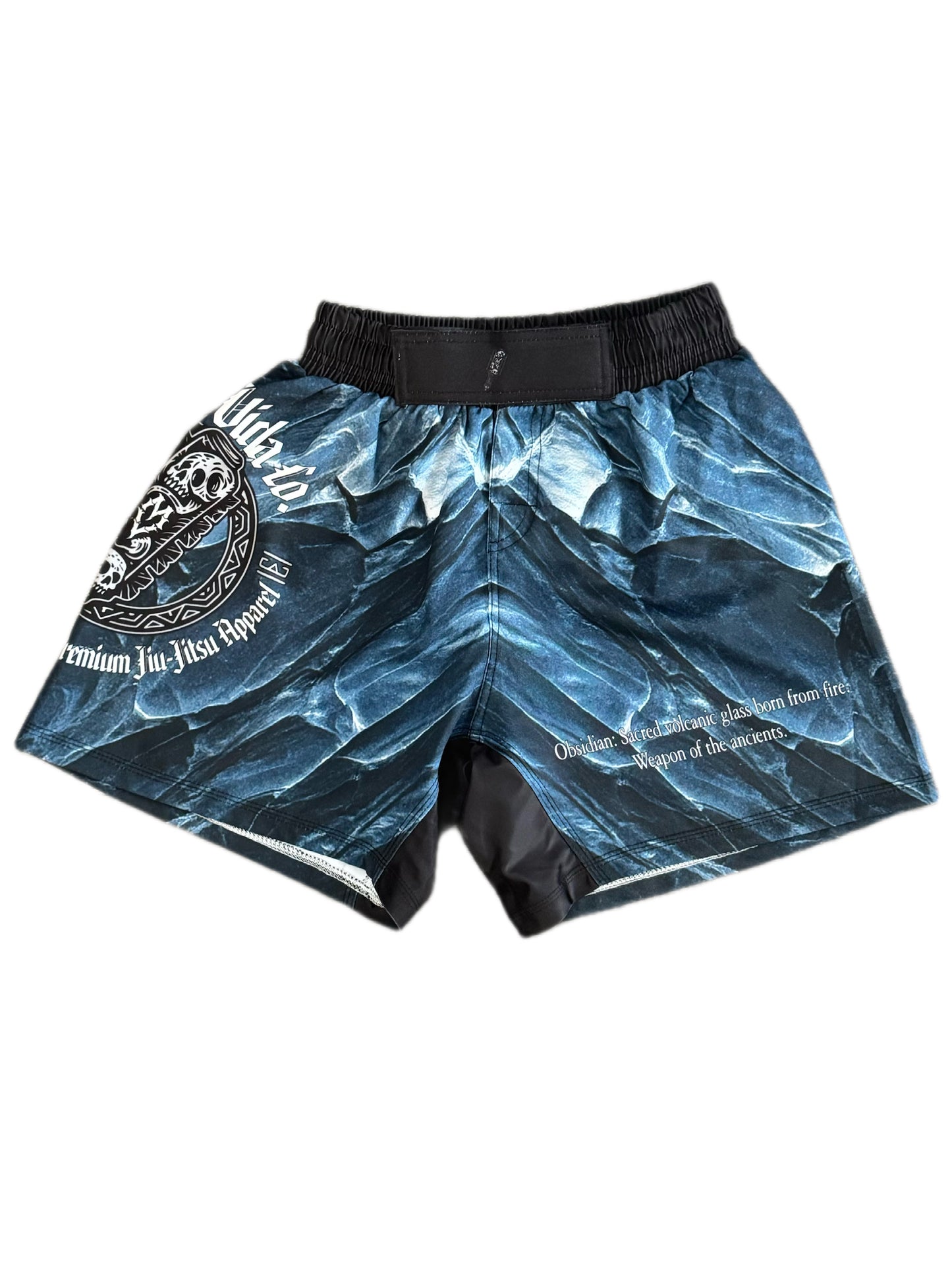 Obsidian Shorts: Sacred volcanic glass born from fire weapon of the Ancients.